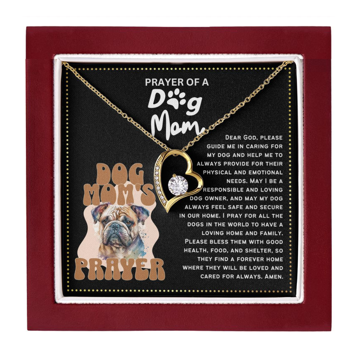 JGF Jewelry Gifts for Family Pet Dog Mom Gifts For Women Necklace