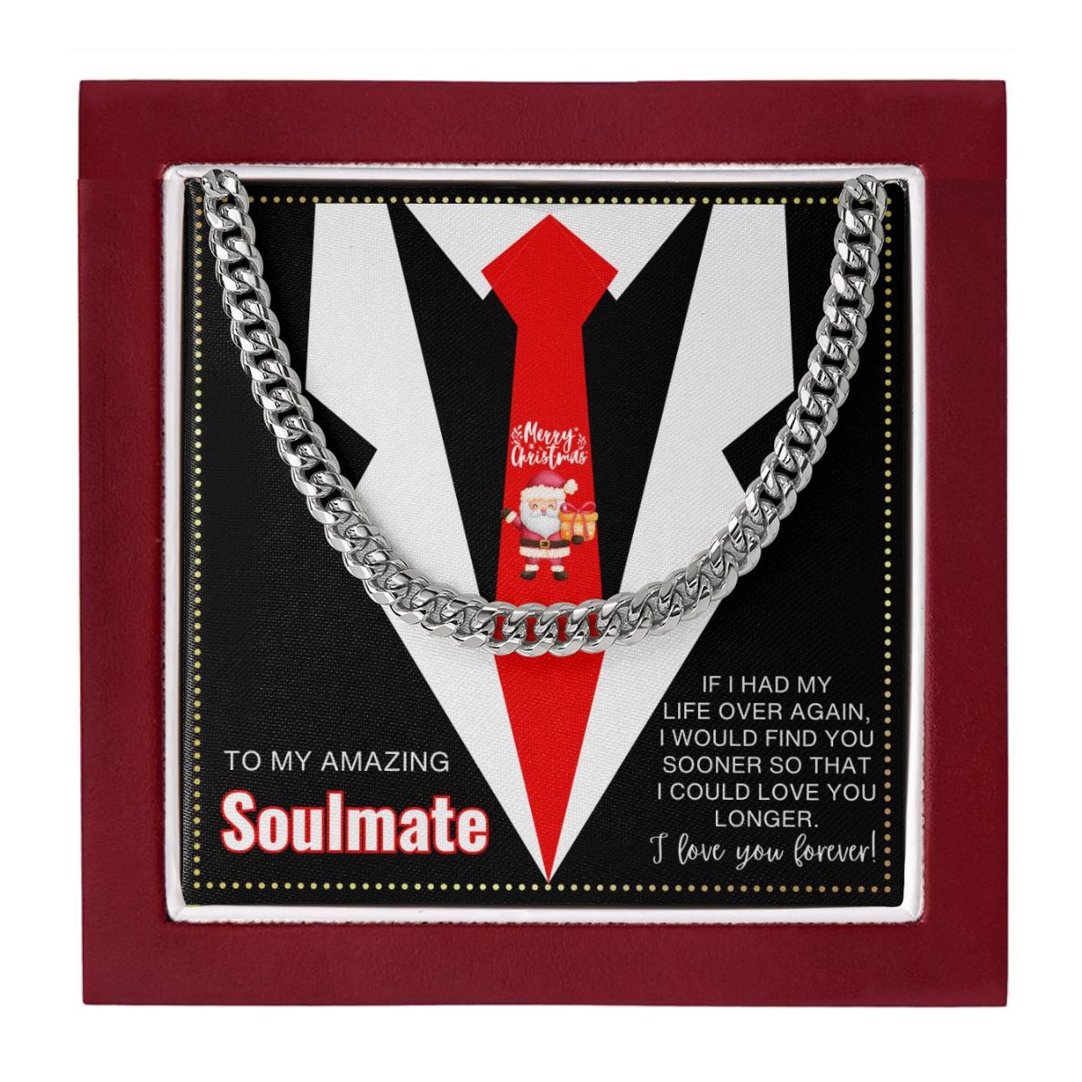 JGF Jewelry Gifts for Family My Soulmate Gifts For Him For Men