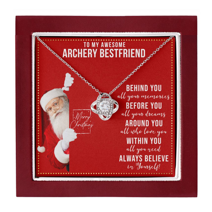 JGF Jewelry Gifts for Family Necklace Gift For Archery Adult BFF Bestie Female Friend