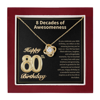 JGF Jewelry Gifts for Family 80th Birthday Gifts for Women