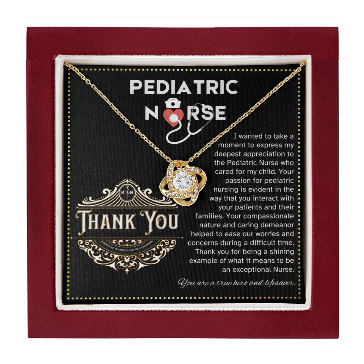 JGF Jewelry Gifts for Family | Thank You Gifts For Pediatric Nurses