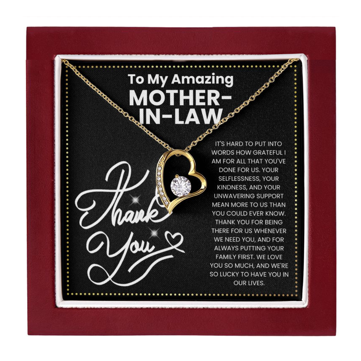 JGF Jewelry Gifts for Family Thank You Gifts For Family