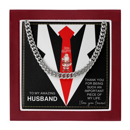 JGF Jewelry Gifts for Family Cuban Chain Christmas Gifts For Him Husband
