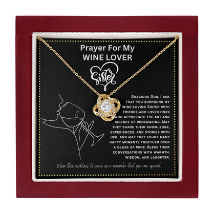 JGF Jewelry Gifts for Family Wine Lover Birthday Gifts For Women Sister