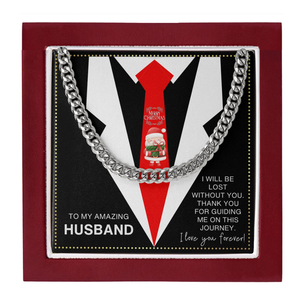 JGF Jewelry Gifts for Family Christmas Presents For My Husband Necklace For Men