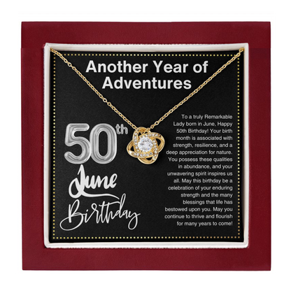 JGF Jewelry Gifts for Family 50th Birthday Gifts For Wife June