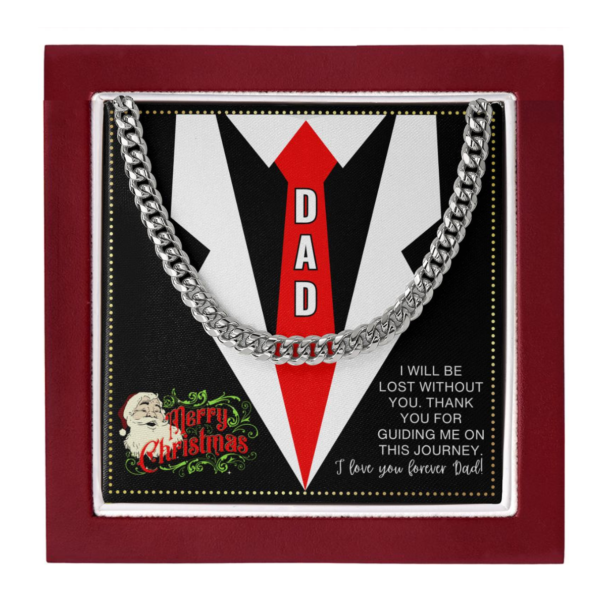 JGF Jewelry Gifts for Family I Love My Dad Gifts From Daughter And Son
