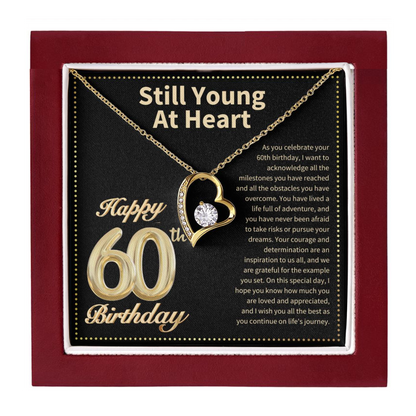 JGF Jewelry Gifts for Family Happy 60th Birthday Card  for Women