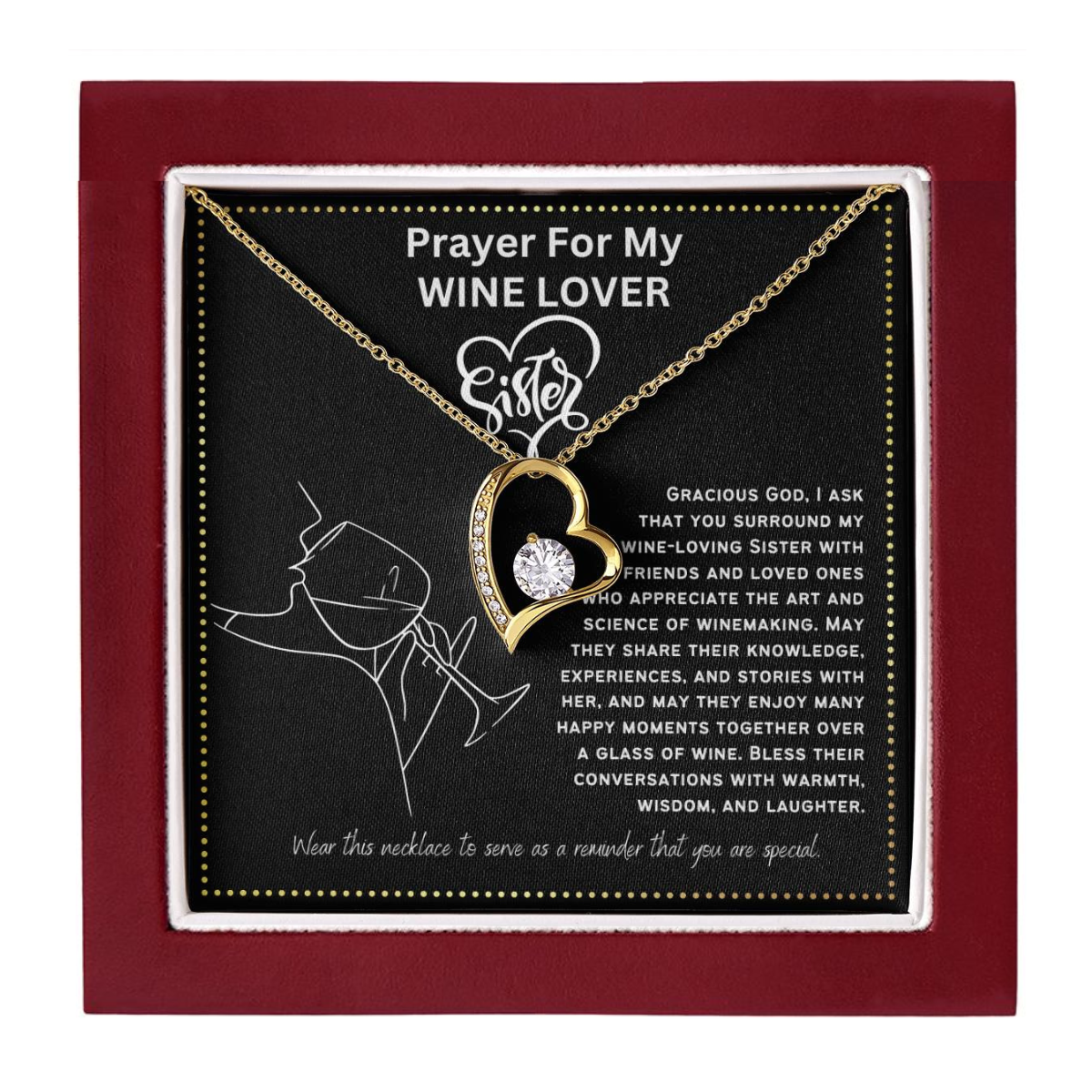 JGF Jewelry Gifts for Family Birthday Gifts Basket For Women Wine Lover