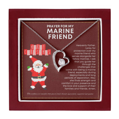 JGF Jewelry Gifts for Family US Marine Corps Gifts For Women Friend Necklace