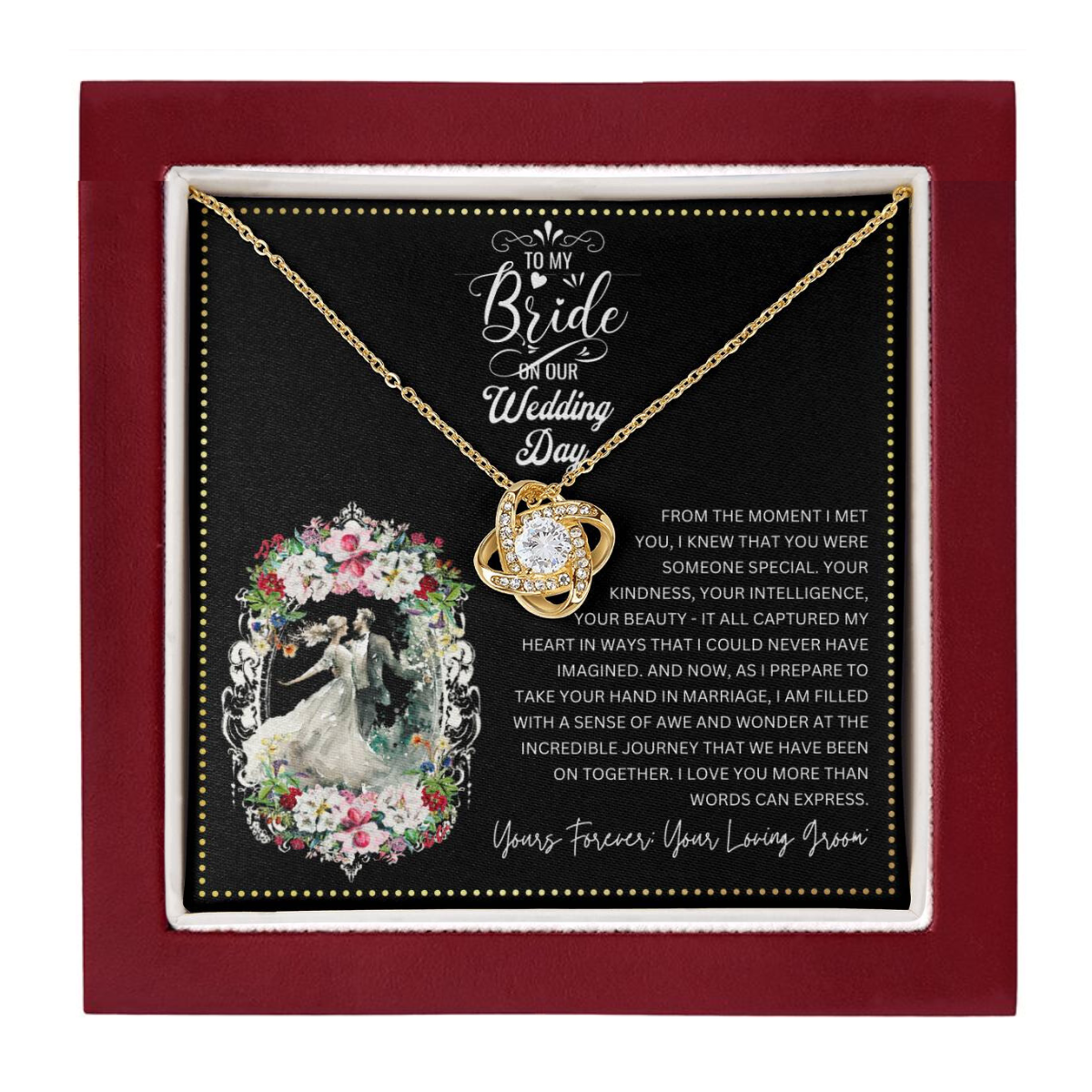 JGF Jewelry Gifts for Family |  Gift For The Bride On Her Wedding Day From Groom