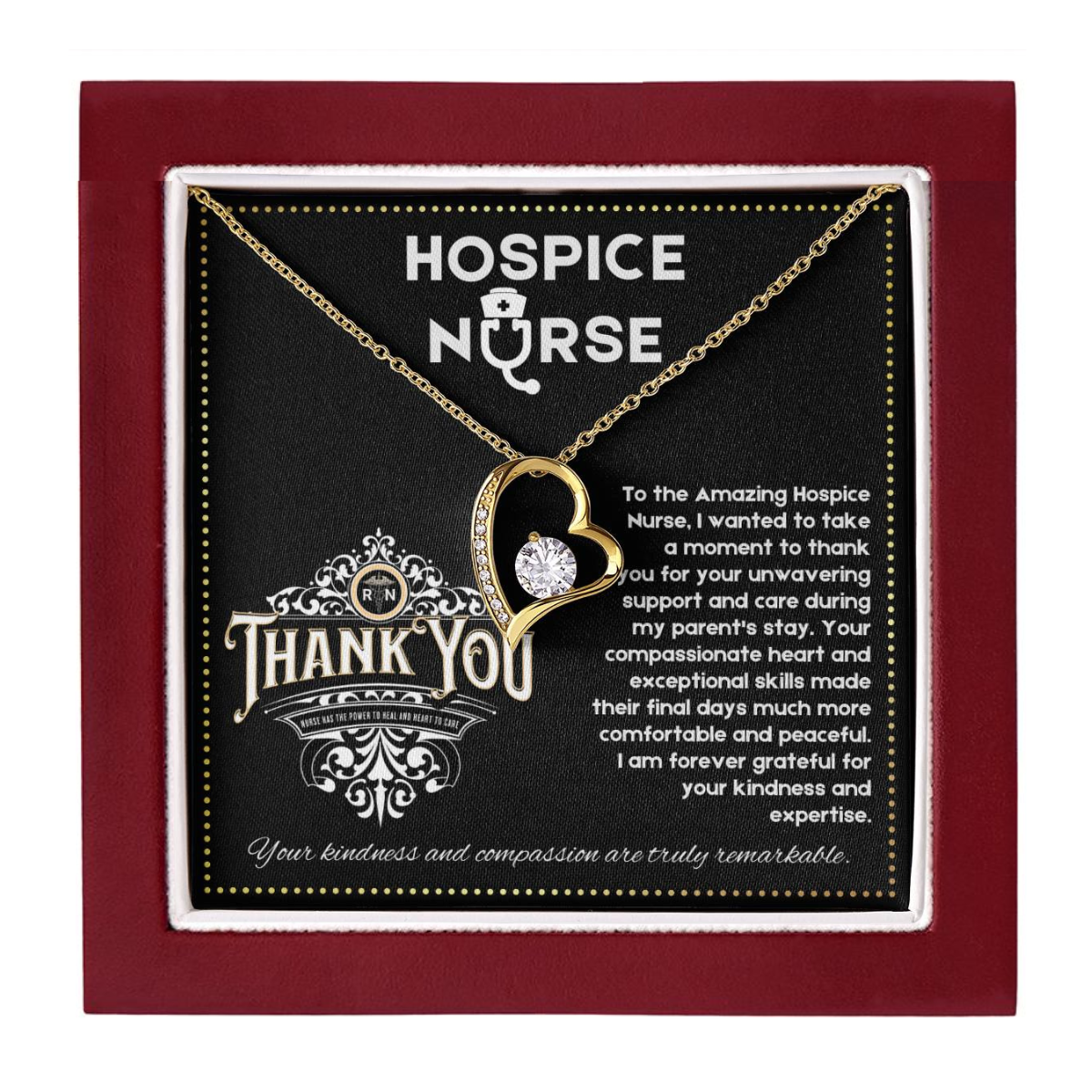 JGF Jewelry Gifts for Family Hospice Nurse Appreciation Gifts For Women