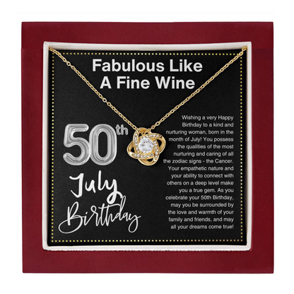 JGF Jewelry Gifts for Family 50th Birthday Gifts For Women July