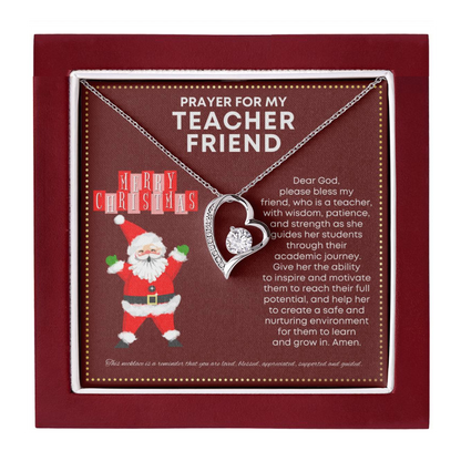 JGF Jewelry Gifts for Family  Heart Necklace Appreciation Present for Teacher Friend