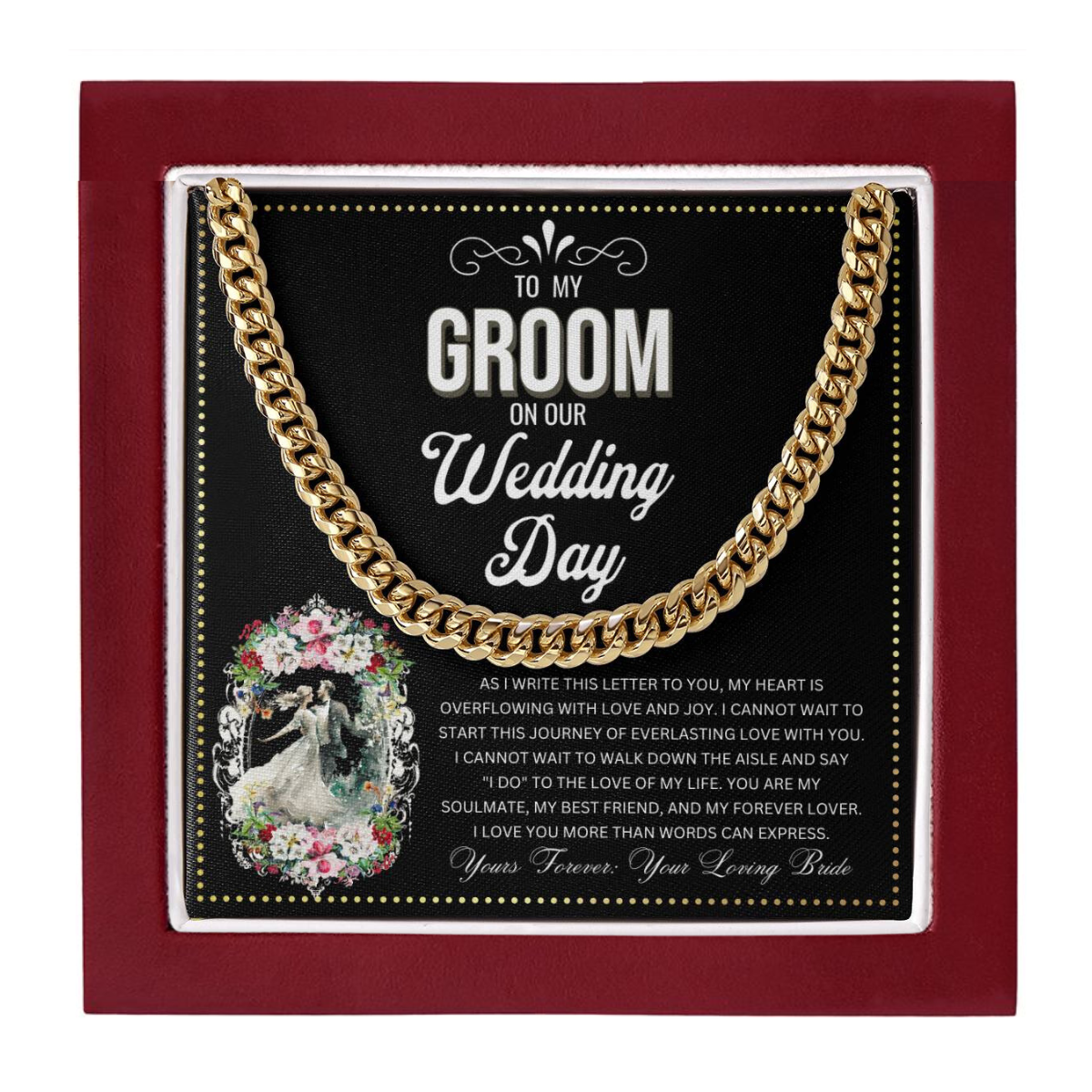 JGF Jewelry Gifts for Family | Wedding Gift For Groom From Bride