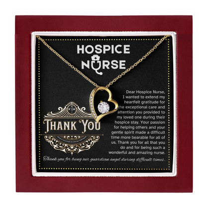 JGF Jewelry Gifts for Family thank You Hospice Nurse Gifts for Women Simple Heart Necklace