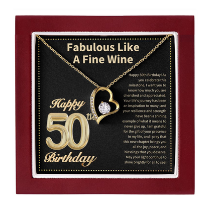 JGF Jewelry Gifts for Family 50 Year Old Birthday Gifts For Women Unique