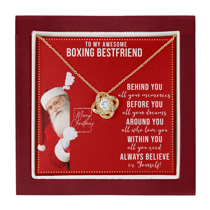 JGF Jewelry Gifts for Family Necklace Gift For Boxing Female Bestie BFF Friend