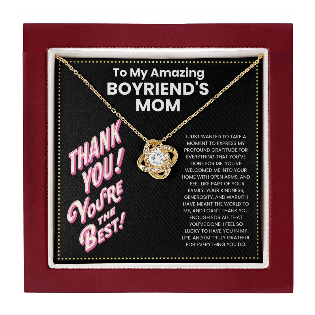 JGF Jewelry Gifts for Family Boyfriend s Mom Birthday Gifts