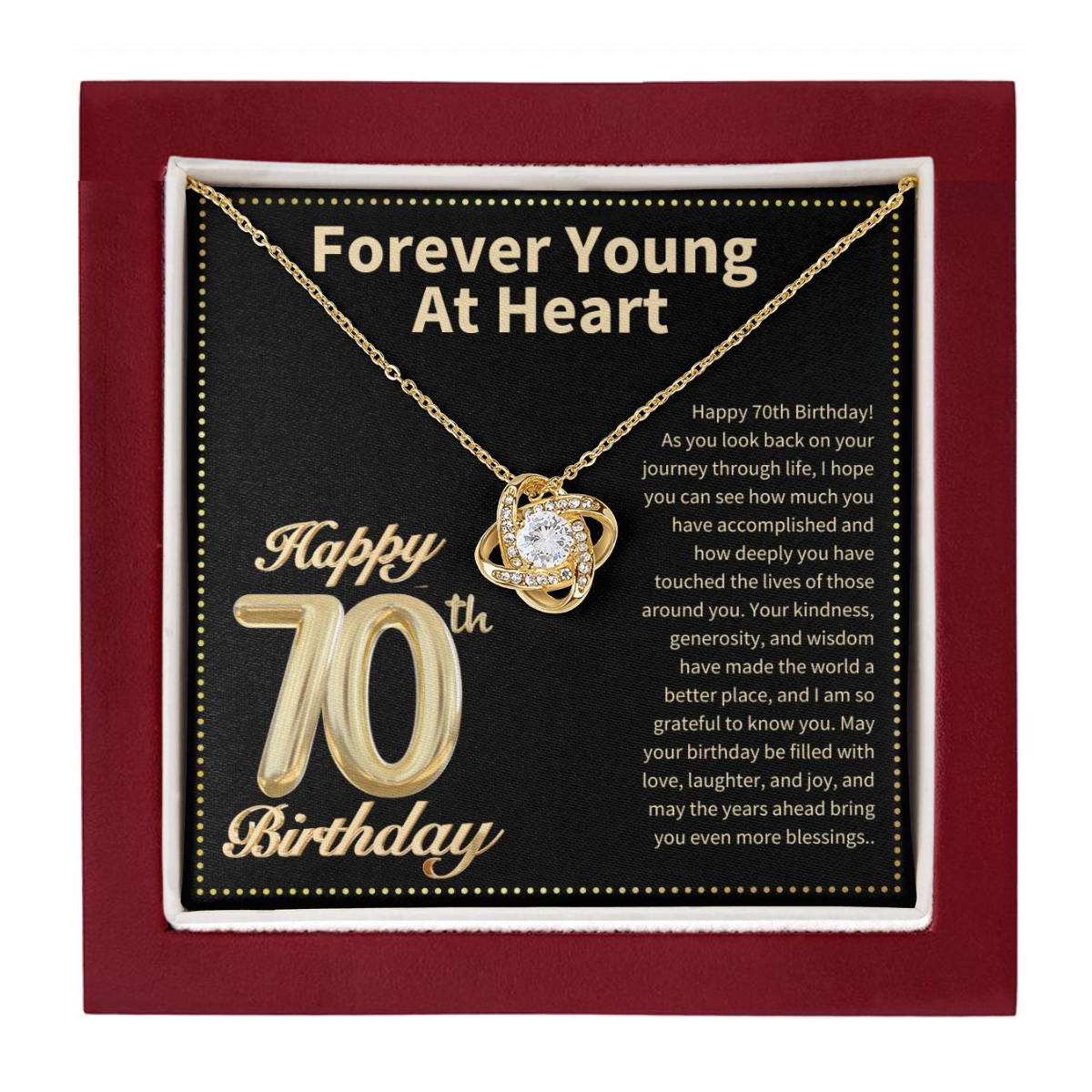 JGF Jewelry Gifts for Family 70th Birthday Gifts for Women