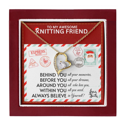 JGF Jewelry Gifts for Family Christmas Stocking Stuffer BFF Friend Knitting Gifts for Girls and Women