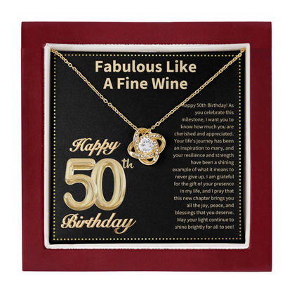 JGF Jewelry Gifts for Family 50 Year Old Birthday Gifts For Women