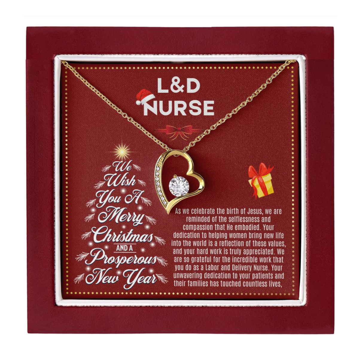 JGF Jewelry Gifts for Family Labor and Delivery L&D Nurse Gifts Basket for Christmas