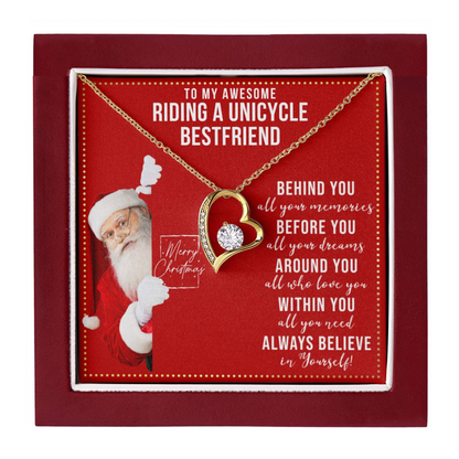 JGF Jewelry Gifts for Family Gifts For Riding A Unicycle Bestie Friend
