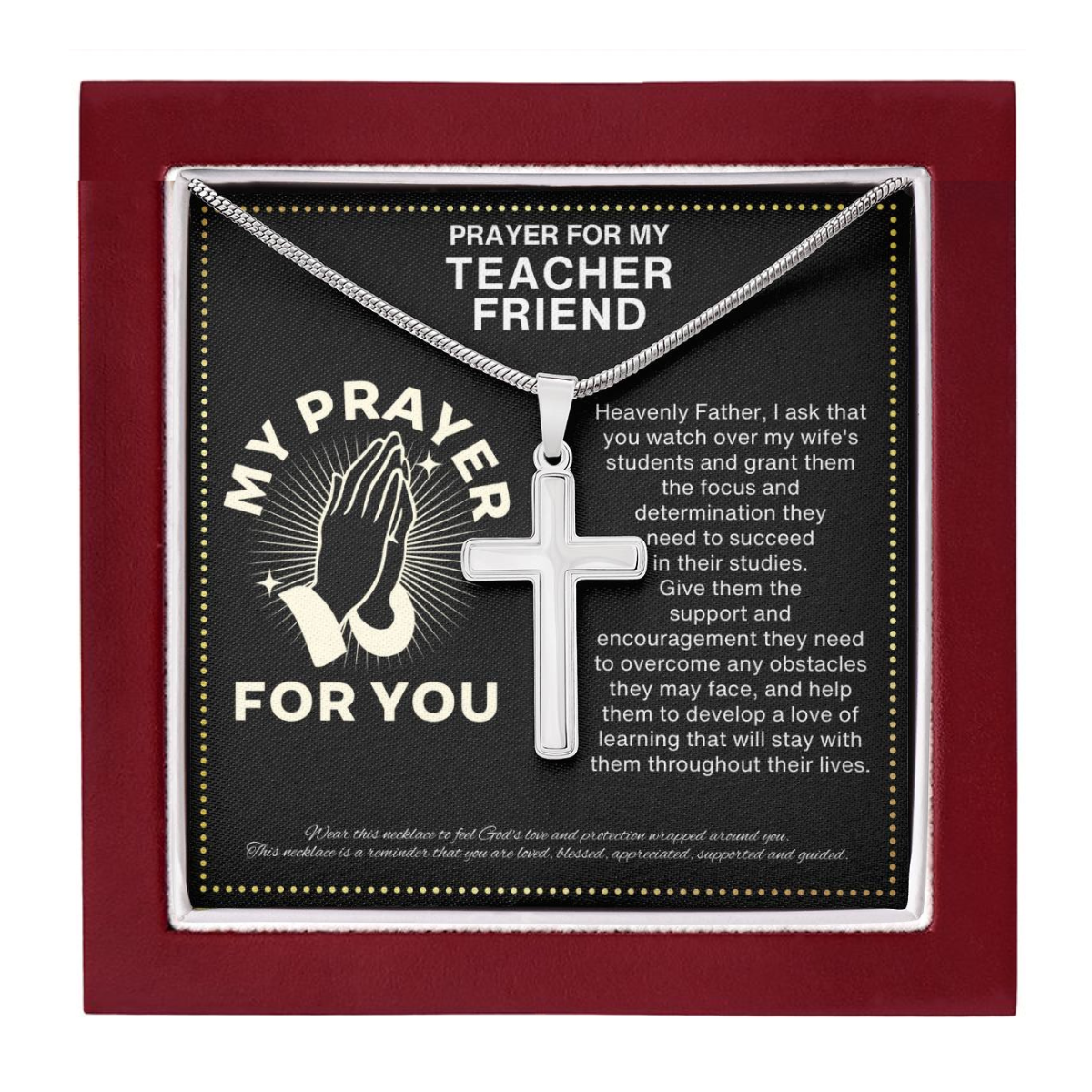 JGF Jewelry Gifts for Family Principal Teacher Gifts from Students for Men and Women