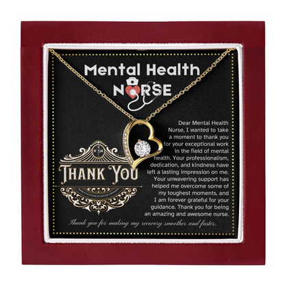 JGF Jewelry Gifts for Family Mental Health Thank You Card For Nurse