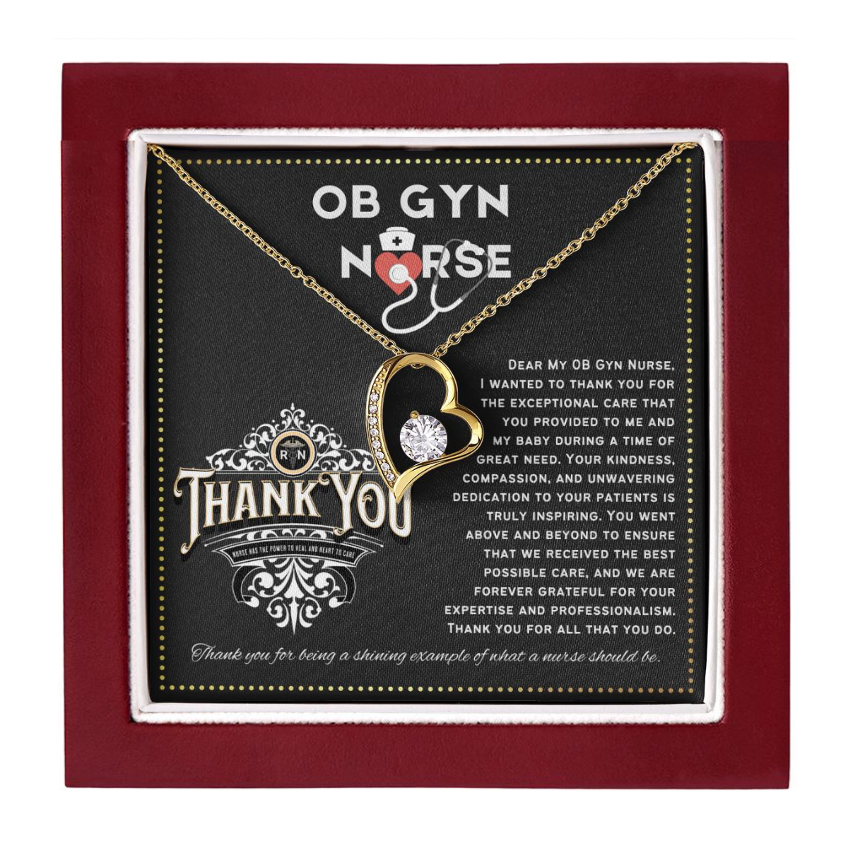 JGF Jewelry Gifts for Family Ob/Gyn Nurse Practitioner Gifts for Women