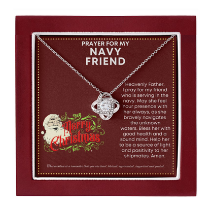 JGF Jewelry Gifts for Family My Friend Is A US Navy Heart Necklace Present