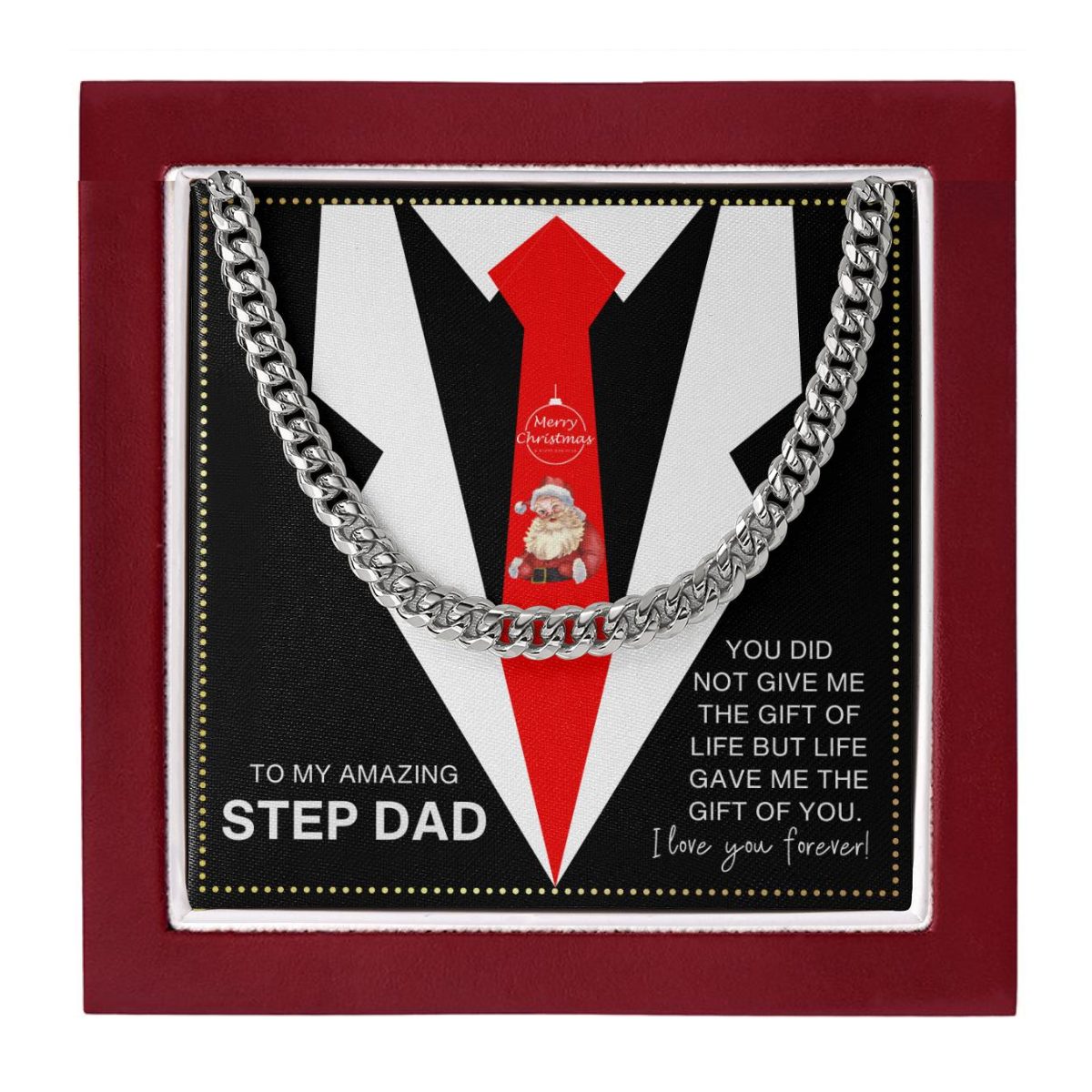 JGF Jewelry Gifts for Family Things To Get Your Step Dad For Christmas From Daughter and Son