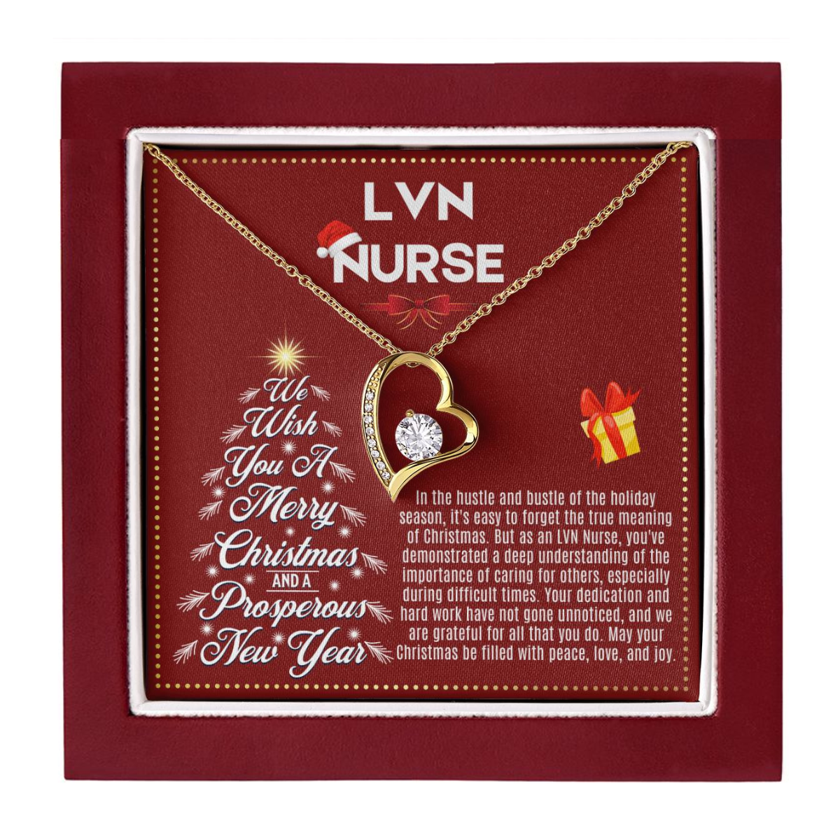 JGF Jewelry Gifts for Family | LVN Nurse Gifts for Women on Christmas