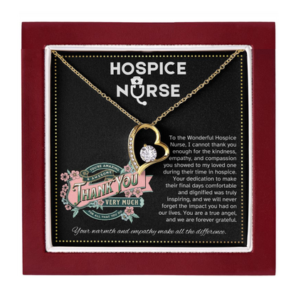 JGF Jewelry Gifts for Family Registered Nurse RN Hospice Nurse Thank You Necklace Gifts