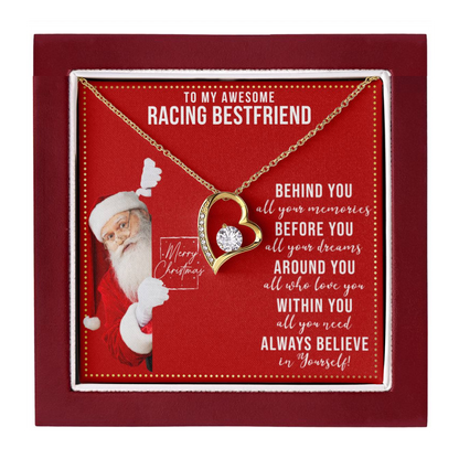 JGF Jewelry Gifts for Family Gifts for Racing Bestie For Her Women Necklace