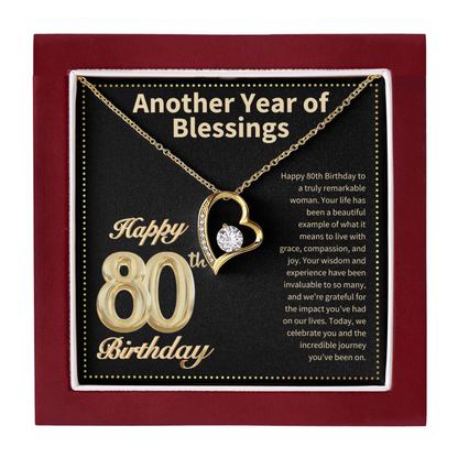 JGF Jewelry Gifts for Family 80th Birthday Gifts for Women Ideas