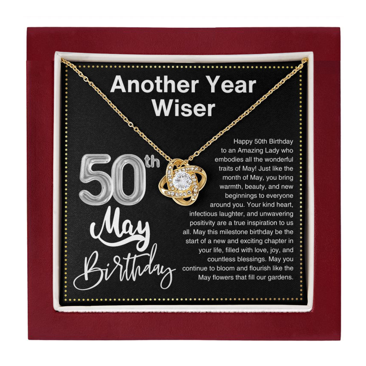 JGF Jewelry Gifts for Family 50th birthday Gifts For Daughter May