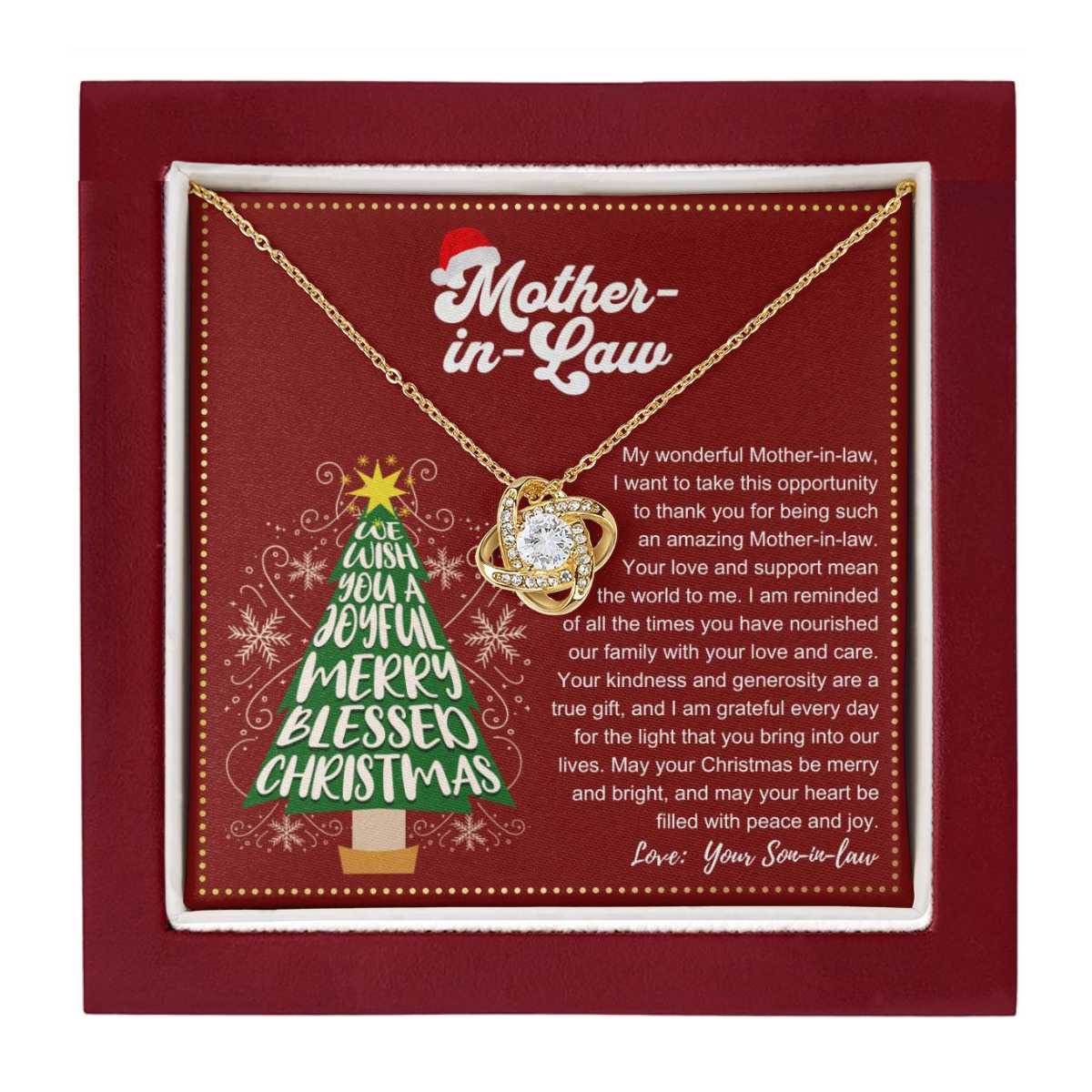 JGF Jewelry Gifts for Family | Christmas Gift For Mother In Law From Son In Law