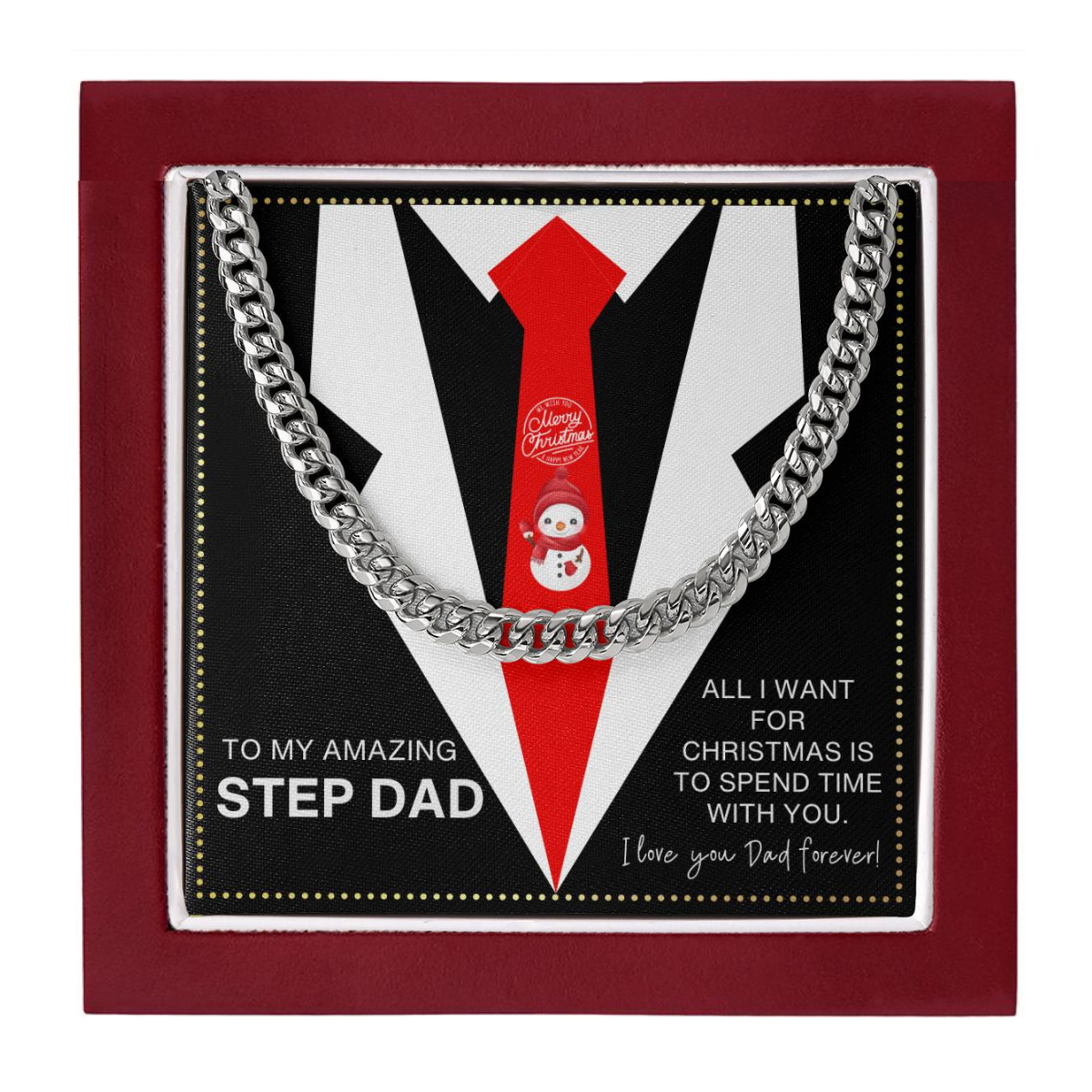 JGF Jewelry Gifts for Family Step Dad Gifts From Daughter