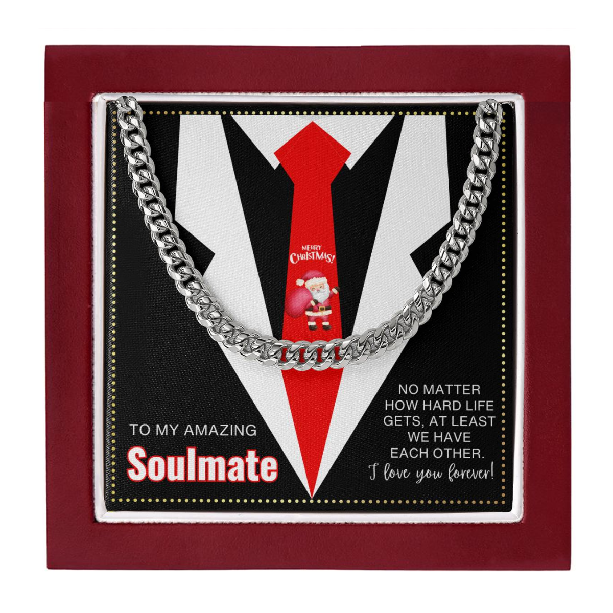 JGF Jewelry Gifts for Family Soulmate Necklace Gifts For Men