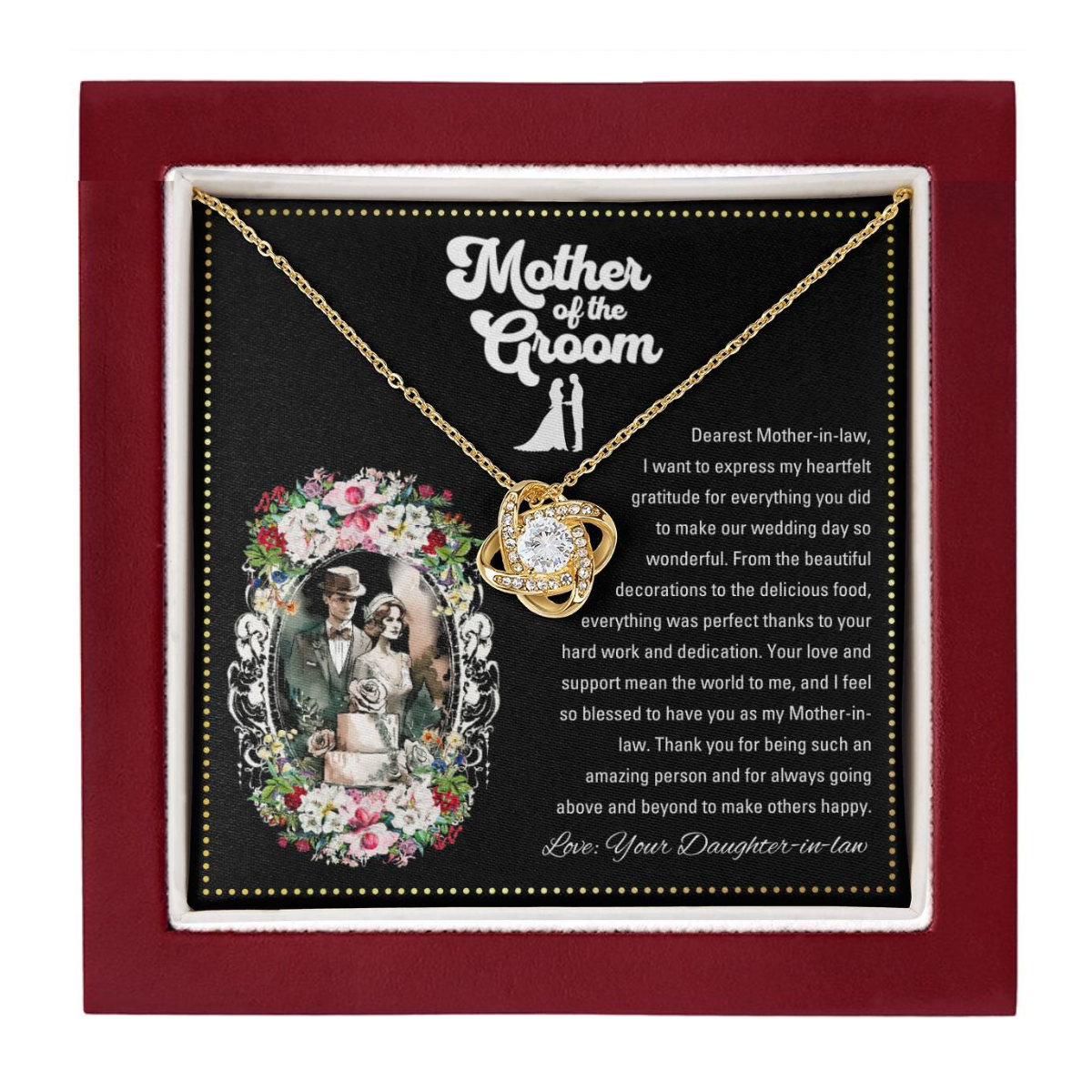JGF Jewelry Gifts for Family | Step Mom Of The Groom Gifts From Bride