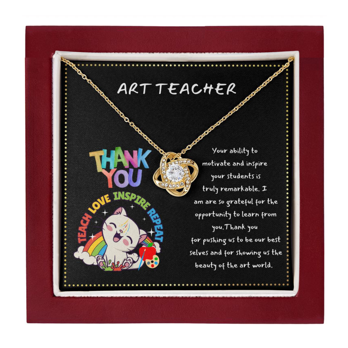 JGF Jewelry Gifts for Family Retirement Retired Teacher Thank You Gifts Card For Women
