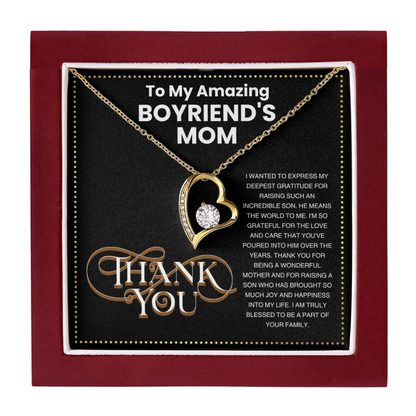 JGF Jewelry Gifts for Family Thank You For Being Awesome Gifts for Boyfriend's Mom