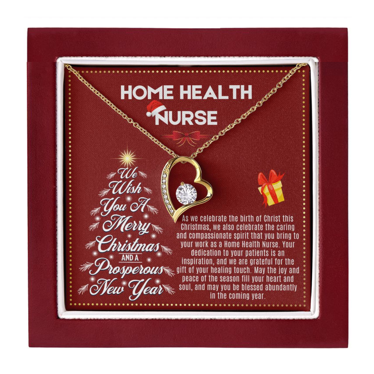 JGF Jewelry Gifts for Family | Home Health Nurse Gifts for Christmas