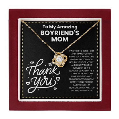 JGF Jewelry Gifts for Family Thank You Gifts For My Boyfriend's Mom