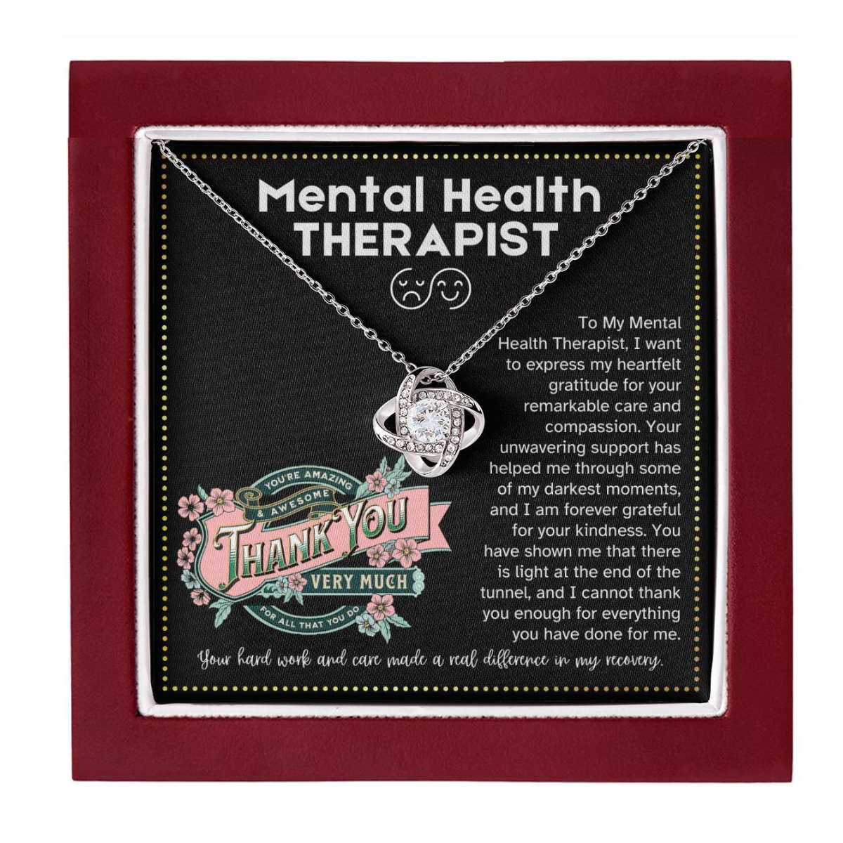 JGF Jewelry Gifts for Family | Thank You Gifts For Therapists Mental Health