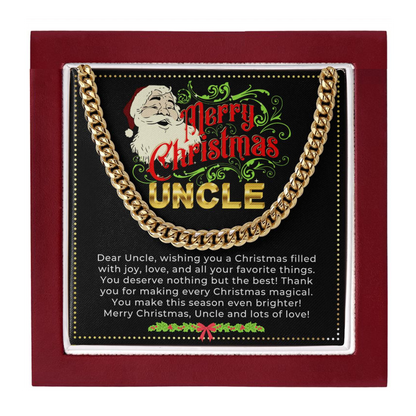 JGF Jewelry Gifts for Family | Christmas Gift for Uncle from Niece and Nephew