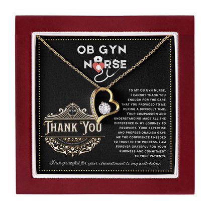 JGF Jewelry Gifts for Family Ob Gyn Thank You Gifts For Nurse Single Heart Necklace