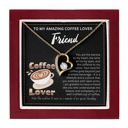 JGF Jewelry Gifts for Family Amazing Friendship Necklaces Best Friend Coffee Lover